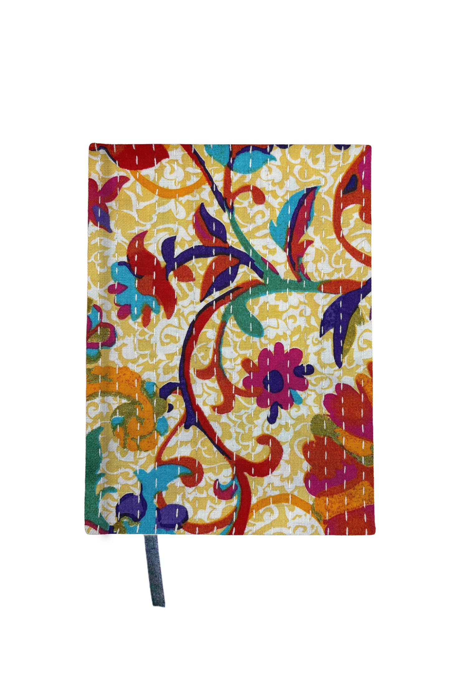 Kantha Stitching Celebration On Pattern Design Hand-Embroidered Journal