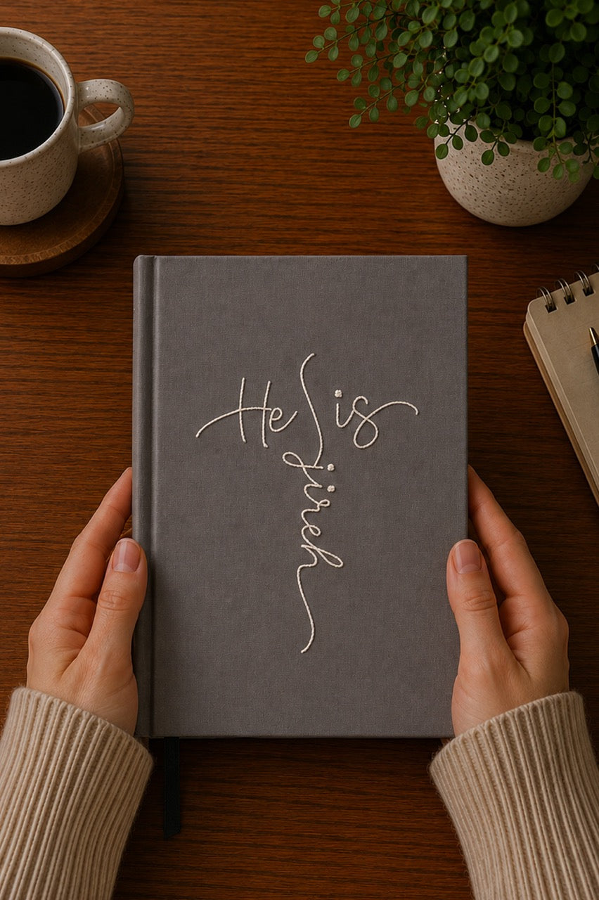 “He is Jireh” Hand-Embroidered Journal