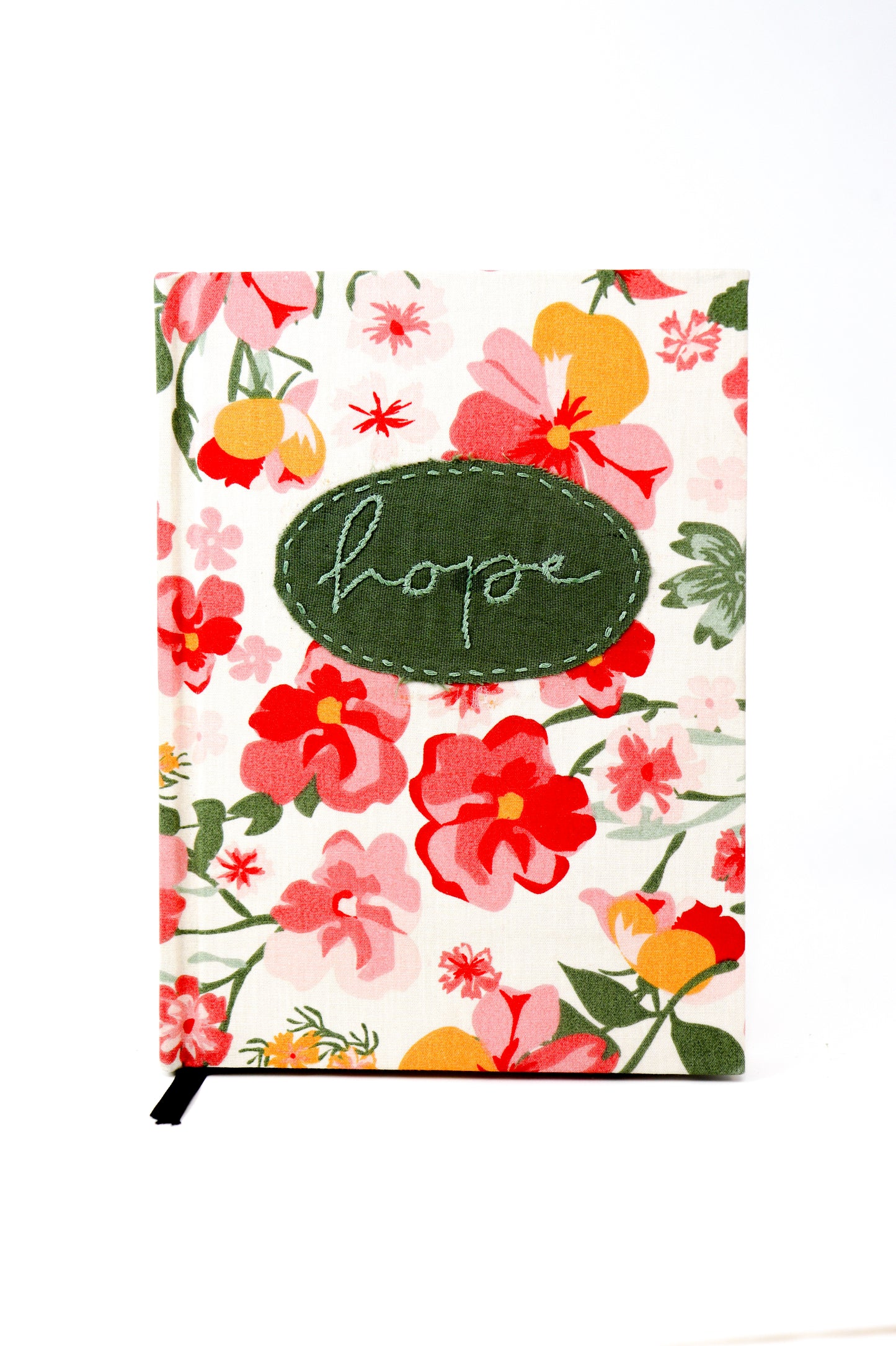 "Hope" Hand-Embroidered Journal