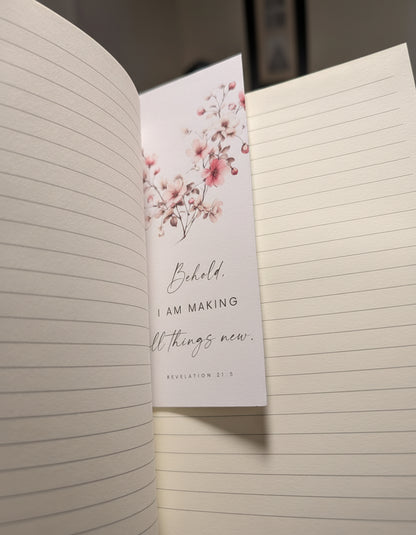 “Give Thanks” Hand-Embroidered Journal