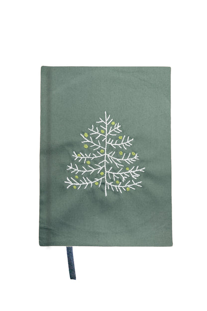 “Christmas Tree” Hand-Embroidered Journal