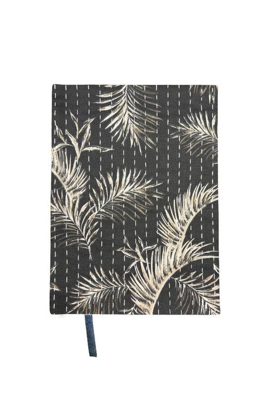 Kantha Stitching Desert On Pattern Design Hand-Embroidered Journal