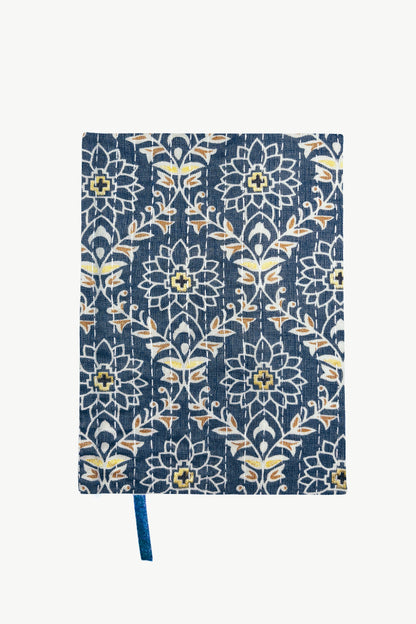 Kantha Stitching "Twilight Vine" On Pattern Design Hand-Embroidered Journal