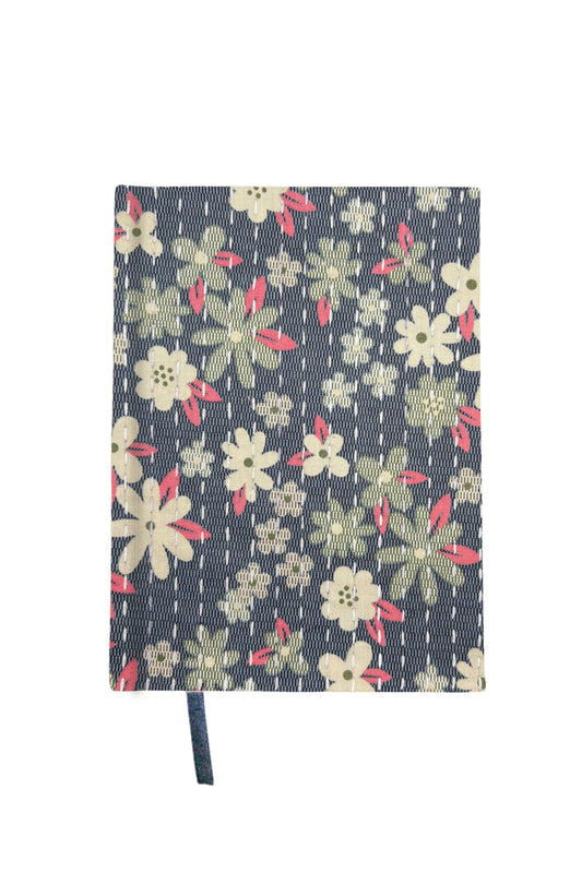 Kantha Stitching “Night Garden” On Pattern Design Hand-Embroidered Journal