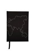 Black Map / Lined / Inside
