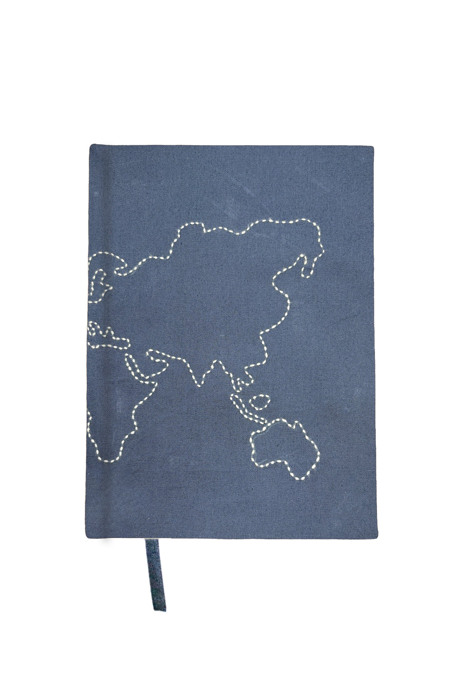 Minimalist “Map” Hand-Embroidered Journal