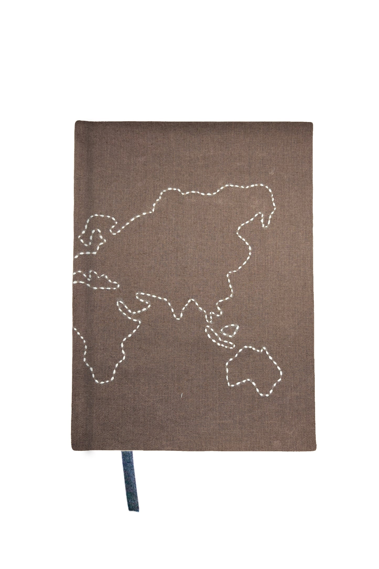 Minimalist “Map” Hand-Embroidered Journal