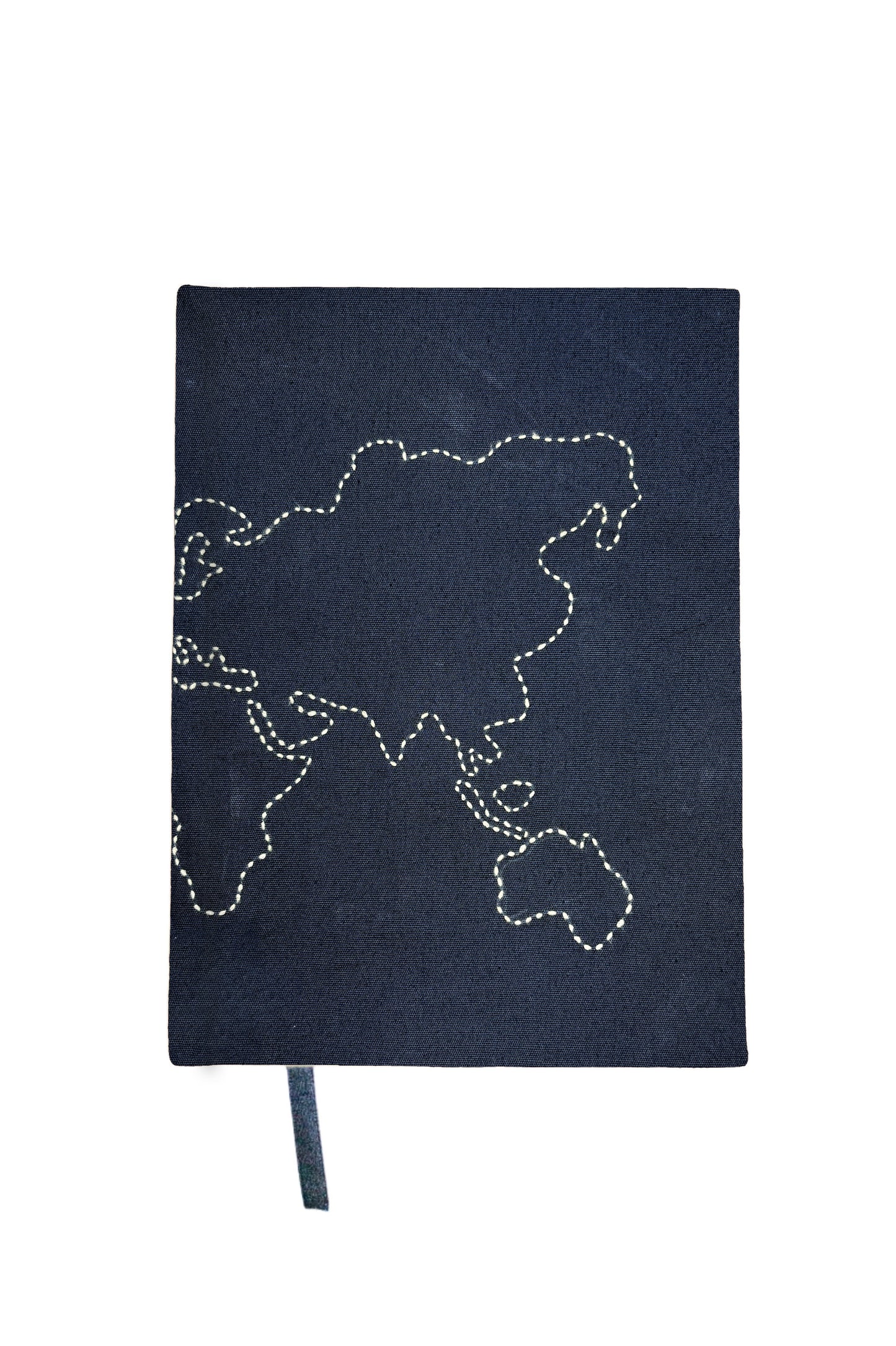 Minimalist “Map” Hand-Embroidered Journal